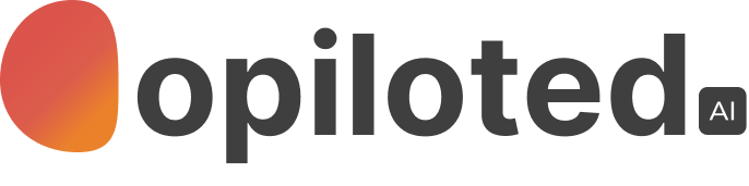 Copiloted AI small business logo for light backgrounds